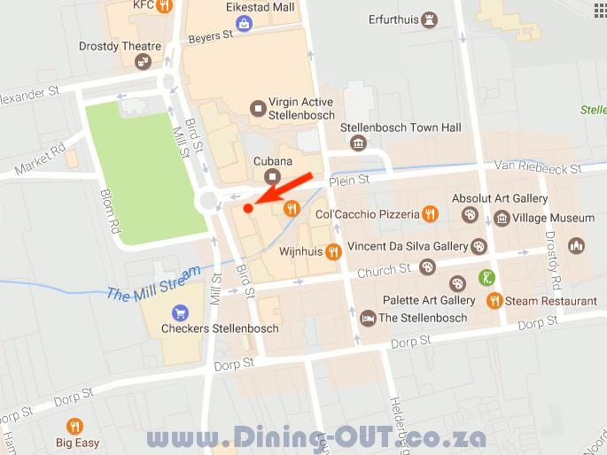 வரைபடம் dorp தெரு கேப் டவுன்