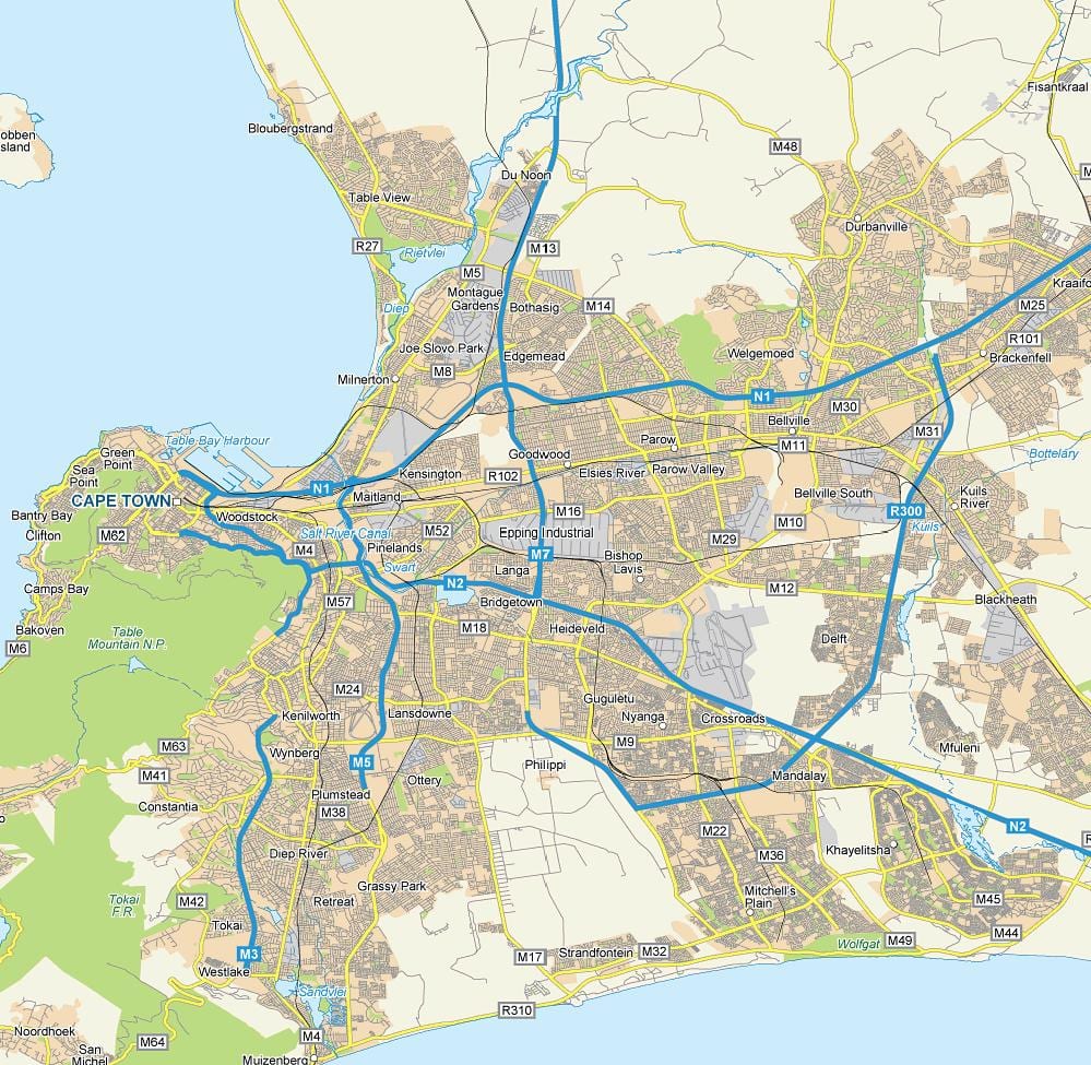 வரைபடம் epping கேப் டவுன்