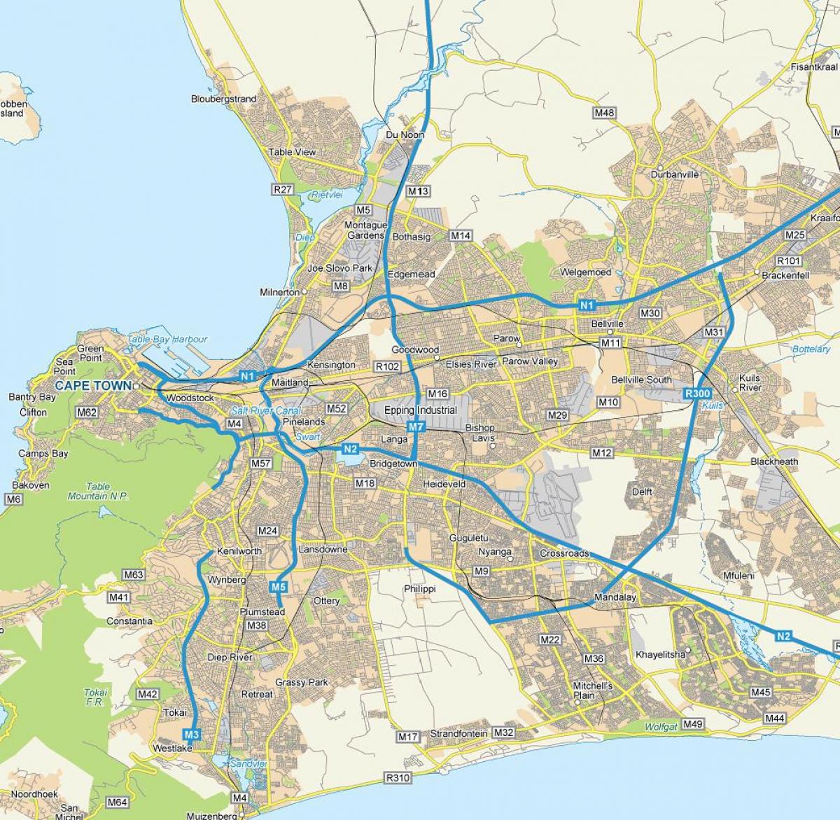 வரைபடம் epping கேப் டவுன்