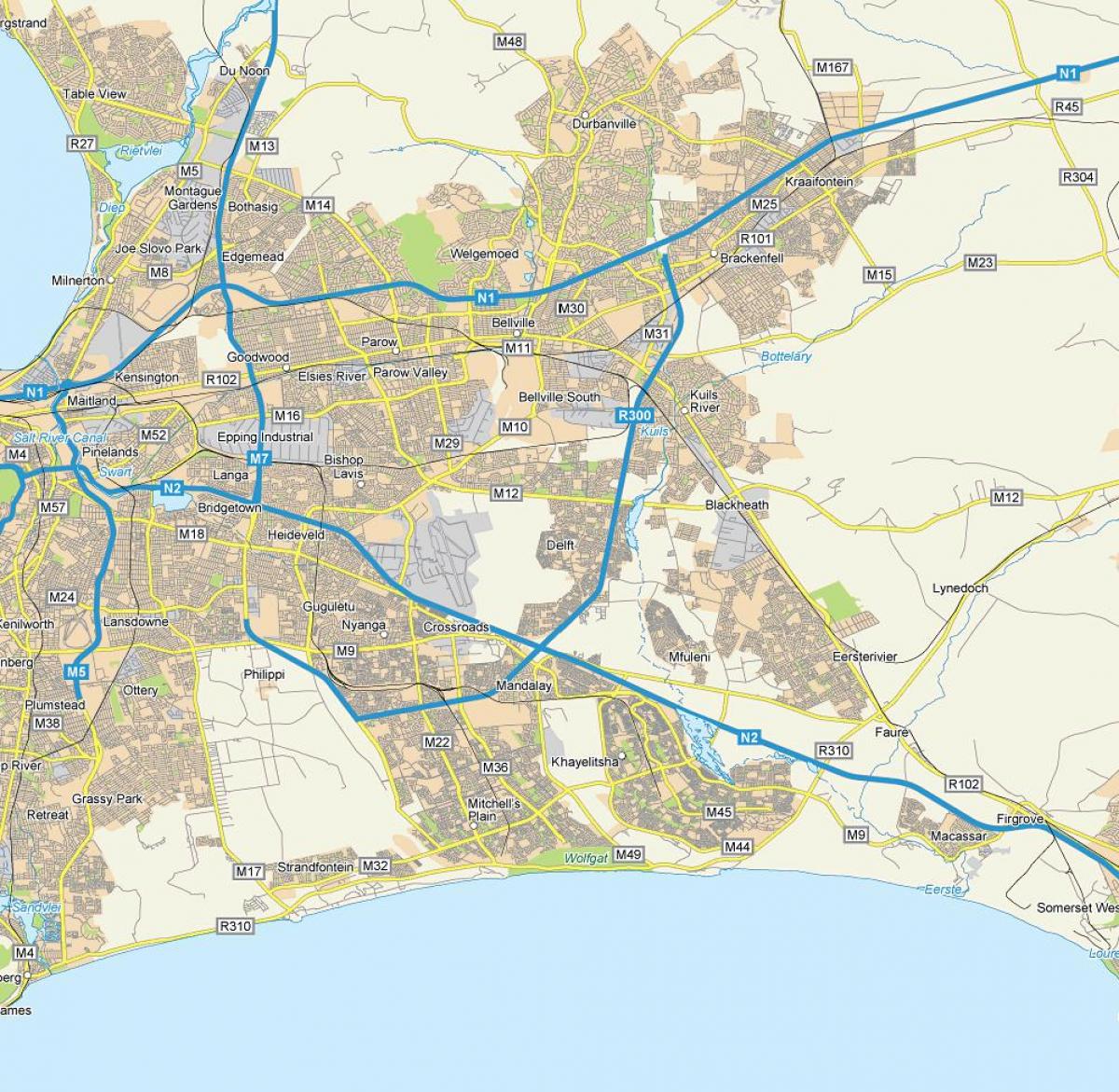 வரைபடம் நெடுந்தீவு கேப் டவுன்