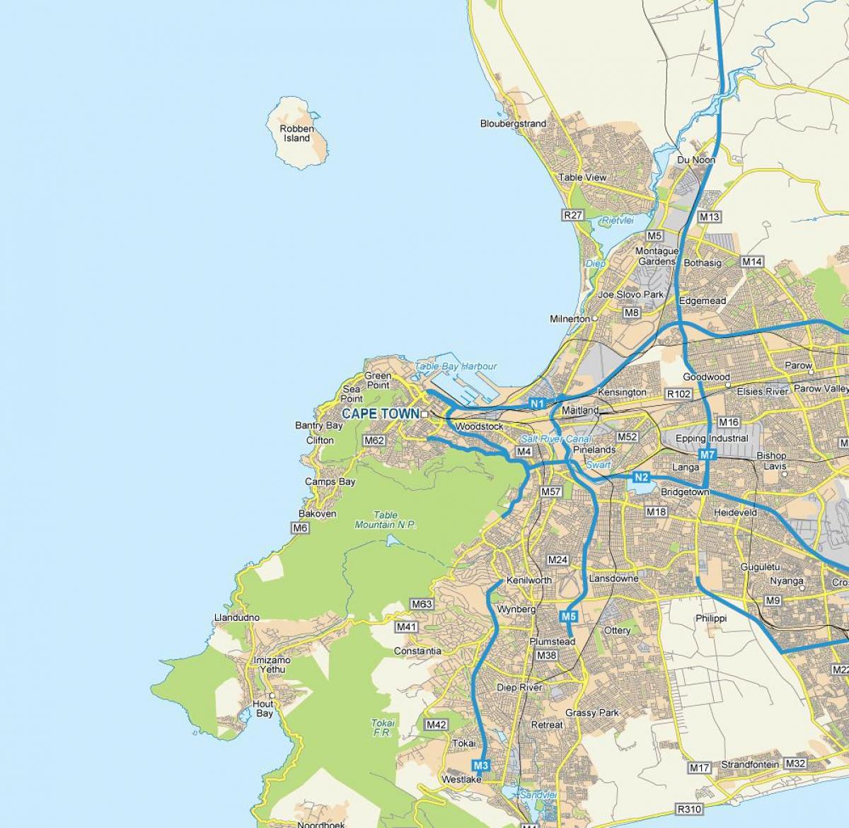 வரைபடம் capetown