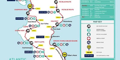 கேப் டவுன் சைக்கிள் வரைபடம்