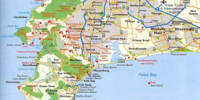 ஒரு வரைபடம் கேப் டவுன்