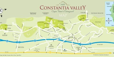 வரைபடம் constantia கேப் டவுன்