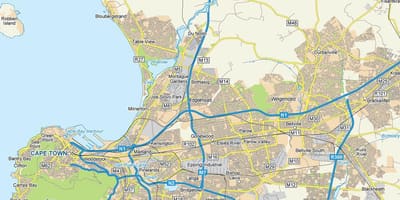 வரைபடம் edgemead கேப் டவுன்