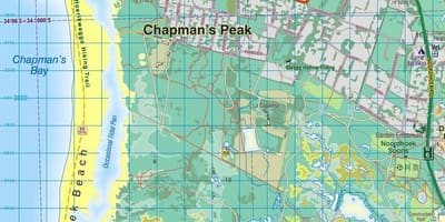 வரைபடம் noordhoek கேப் டவுன்