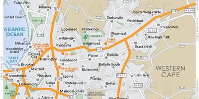 வரைபடம் plattekloof