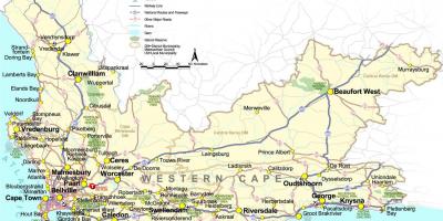 வரைபடம் cape தென் ஆப்ரிக்கா