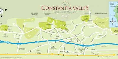 வரைபடம் constantia கேப் டவுன்
