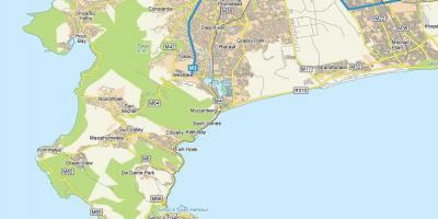 வரைபடம் muizenberg கேப் டவுன்